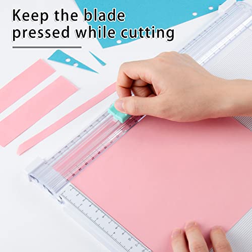 Ecraft Paper trimmer Scoring Board: 12 x12 inch craft paper cutter - folding & Scorer for cover of book & Gift box and Photo etc - Image 5