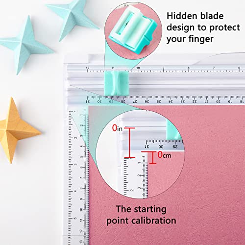 Ecraft Paper trimmer Scoring Board: 12 x12 inch craft paper cutter - folding & Scorer for cover of book & Gift box and Photo etc - Image 4