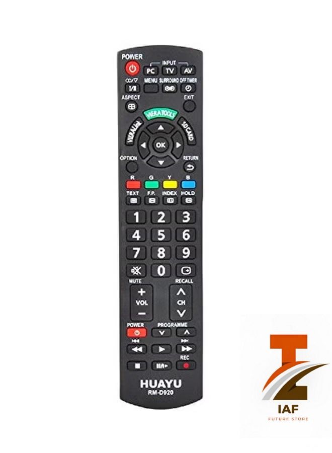 إيف جهاز تحكم عن بعد لجميع أجهزة تلفاز باناسونيك LED / LCD أسود