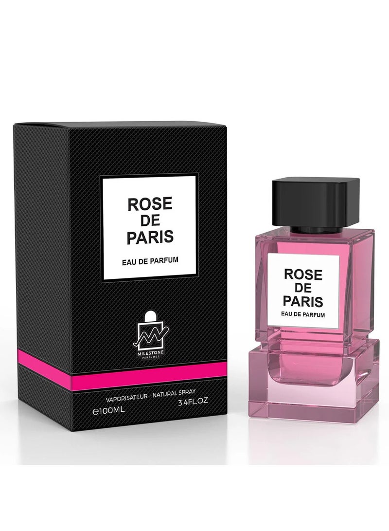 Milestone Rose De Paris Eau De Parfum For Unisex - 100 ML - Image 1