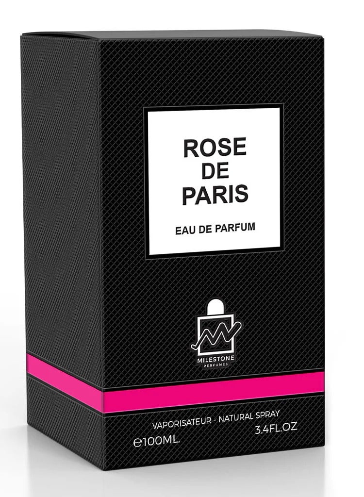 Milestone Rose De Paris Eau De Parfum For Unisex - 100 ML - Image 2