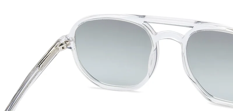 جون جاكوبس JJ Tints Full Rim Square Frame Polarized &amp; UV Protected Sunglasses JJ S13312 - 53mm - Transparent