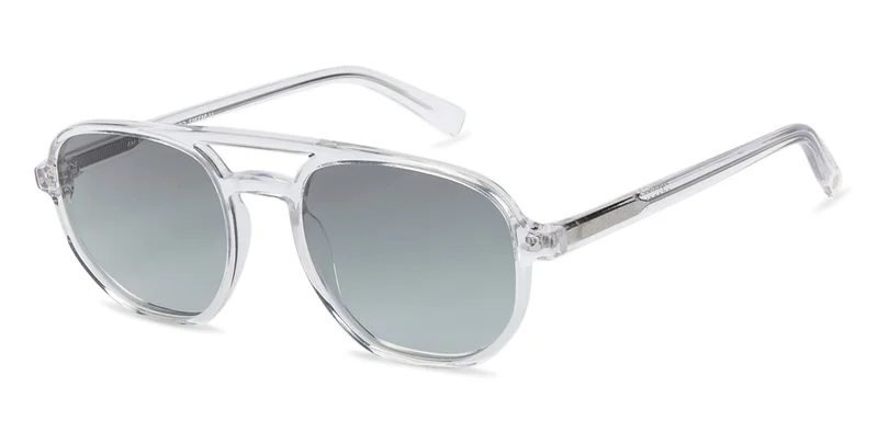 John Jacobs JJ Tints Full Rim Square Frame Polarized &amp; UV Protected Sunglasses JJ S13312 - 53mm - Transparent