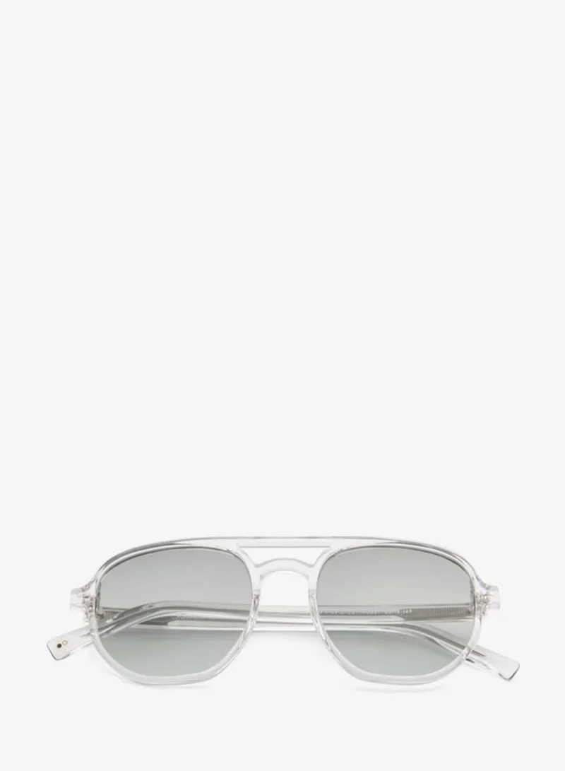 John Jacobs JJ Tints Full Rim Square Frame Polarized &amp; UV Protected Sunglasses JJ S13312 - 53mm - Transparent
