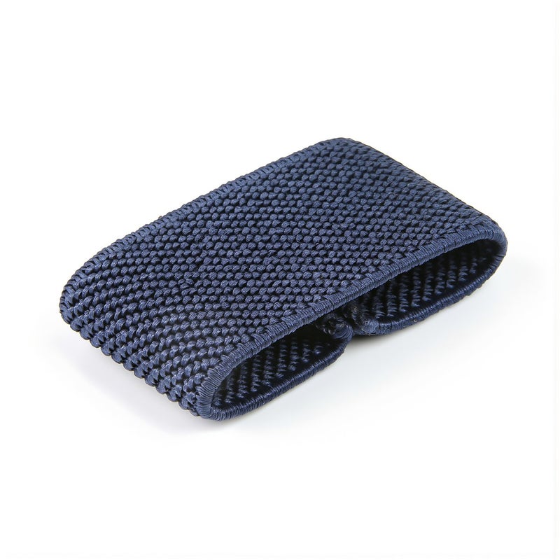 Navy Blue Elastic Belt Loop Formal Suit Business Office Belt Keeper - Image 3