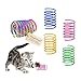 Andiker Interactive Cat Spiral Creative Spring Toy to Kill Time and Keep Fit Sturdy and Heavy Plastic for Swatting Biting Hunting Kitten Toys Colorful 12 pcs - Image 3