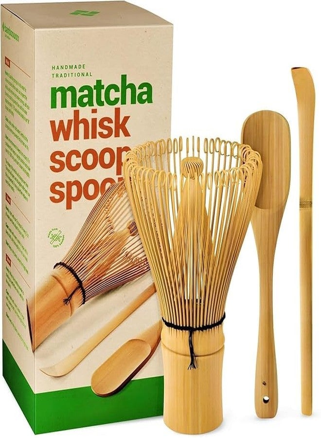 Tirth shop Matcha Whisk Set – Japanese Matcha Tea Set with Bamboo Whisk for Matcha, Matcha Whisk Holder, Matcha Kit & Scoop – Traditional Matcha Set for Macha Lovers - Image 1