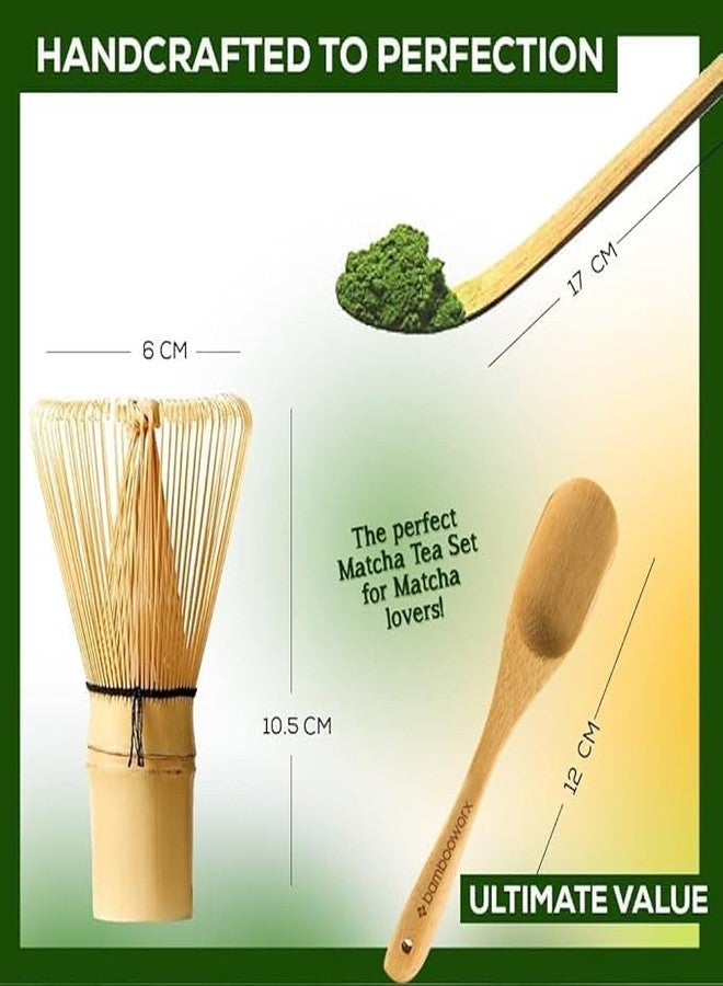 Tirth shop Matcha Whisk Set – Japanese Matcha Tea Set with Bamboo Whisk for Matcha, Matcha Whisk Holder, Matcha Kit & Scoop – Traditional Matcha Set for Macha Lovers - Image 2