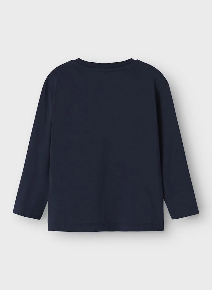 NAME IT KIds Printed Crew Neck T-Shirt