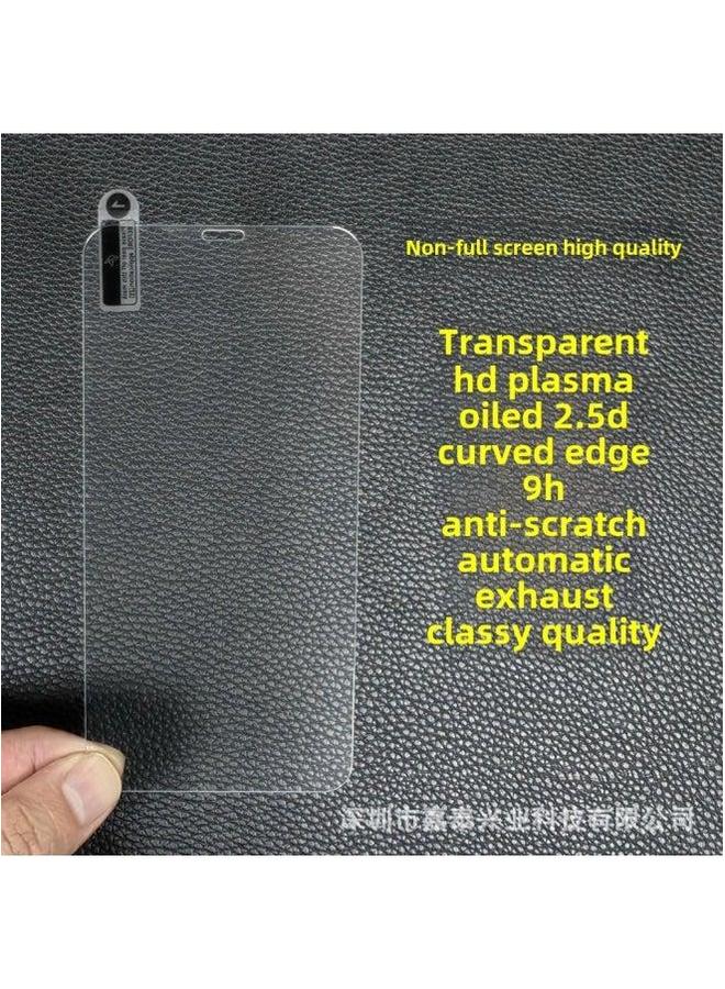 Suitable For Apple 16E Vacuum Plating Original Screen Film 16PROMAX Full Reinforced Tempered 15PRO 14PLUS-Color:Microcrystalline High Aluminum II Strong Arc Black-Size:Apple - Image 4