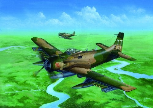 Trumpeter A1J AD7 Skyraider Aircraft Model Kit (1/32 Scale) - Image 1