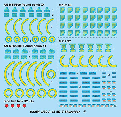 Trumpeter A1J AD7 Skyraider Aircraft Model Kit (1/32 Scale) - Image 4