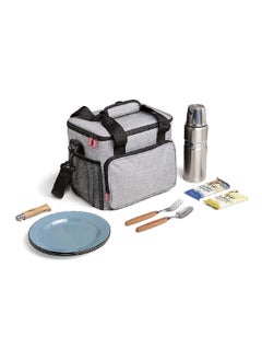 TATAY Zipper Closure Waterproof Picnic Insulated Lunch Bag Denim Grey 11 L 1184515  - Image 4