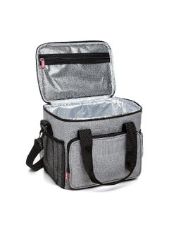 TATAY Zipper Closure Waterproof Picnic Insulated Lunch Bag Denim Grey 11 L 1184515  - Image 2