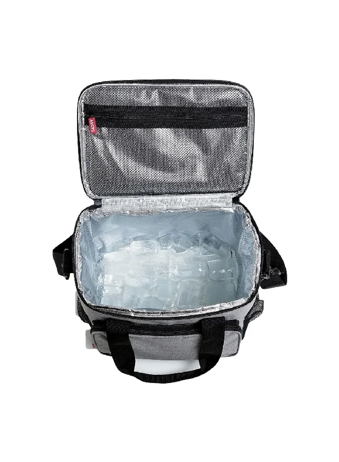 TATAY Zipper Closure Waterproof Picnic Insulated Lunch Bag Denim Grey 11 L 1184515