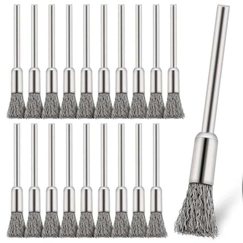 Extended Wire End Brush Pen For Rust Paint Removal Polishing Rotary Tool Accessory - Image 2