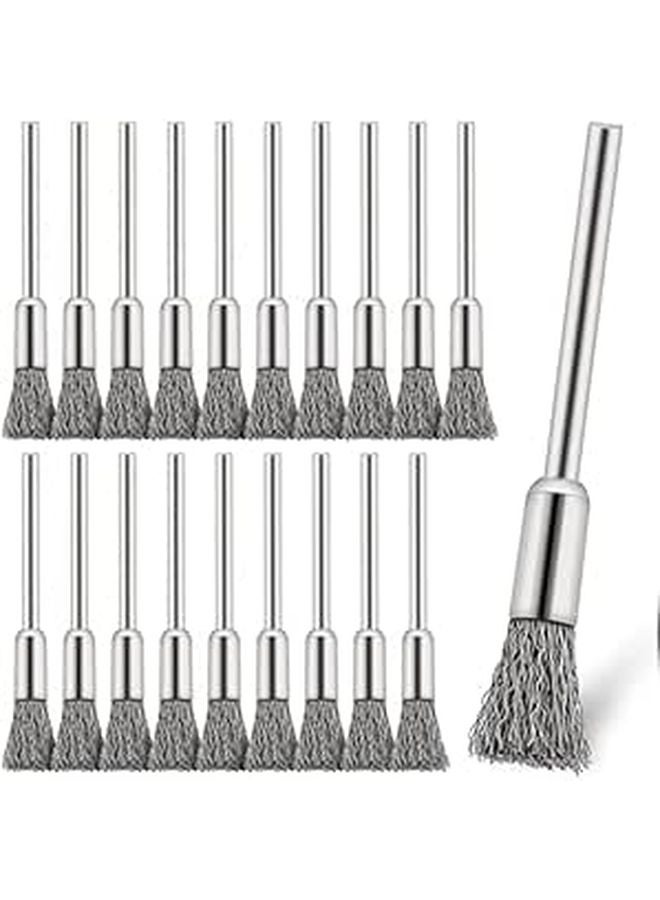 Extended Wire End Brush Pen For Rust Paint Removal Polishing Rotary Tool Accessory - Image 1