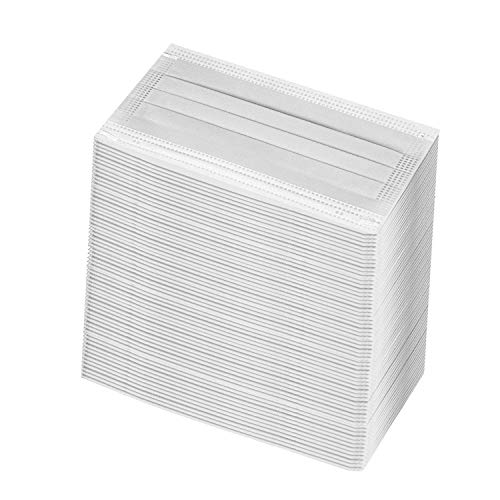 ASGARD Nonwoven Fabric Disposable Multilayer Protective Mask (White, Pack of 50) for Unisex - Image 4