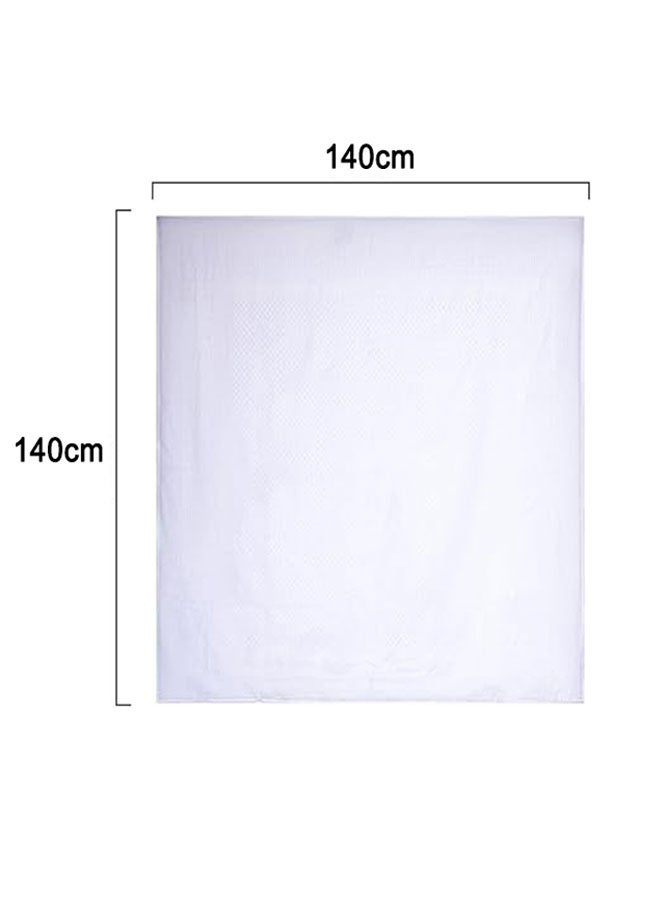 وهاواي Head Wrap Scarf Arabic Turban Tactical Desert Neck Headwear Wrap for Men Women, White 140X140cm - Image 5