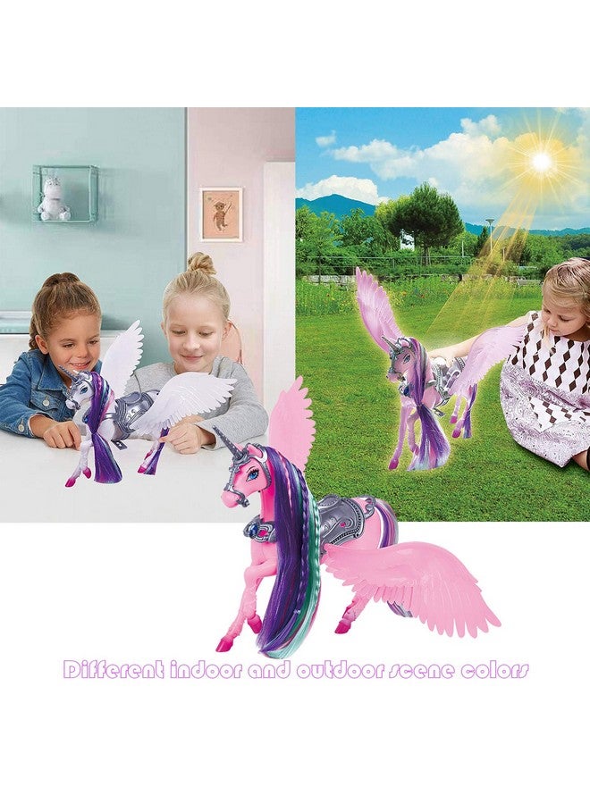 Bettina Color Change Unicorn And Fairy Tale Princess Doll, W/ Mane Brush, Girls' Unicorn Doll Toys Gifts, Presents For Girl Kids Aged 3+ (Color Changing White Unicorn) - Image 4