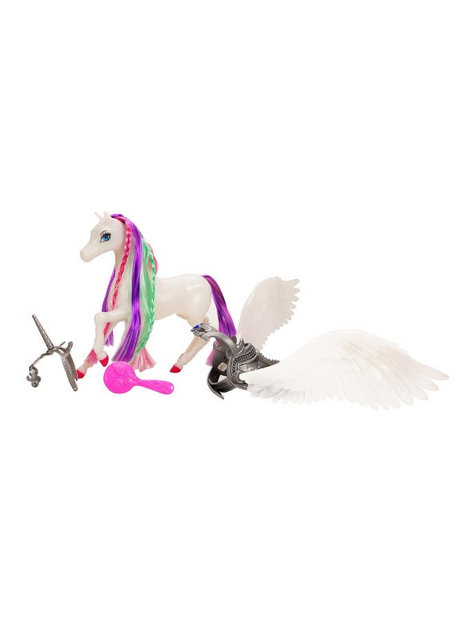 Bettina Color Change Unicorn And Fairy Tale Princess Doll, W/ Mane Brush, Girls' Unicorn Doll Toys Gifts, Presents For Girl Kids Aged 3+ (Color Changing White Unicorn) - Image 3