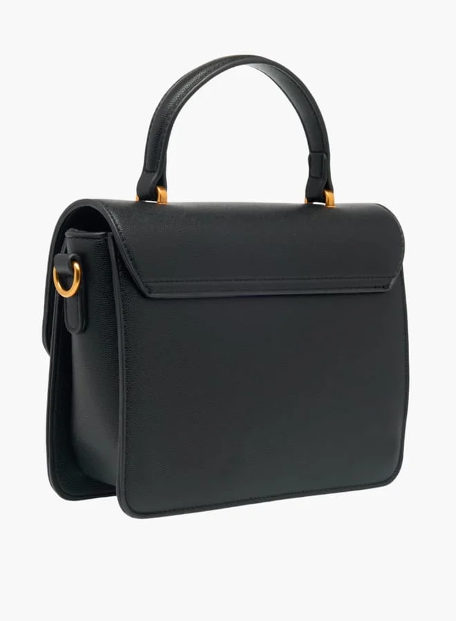 فلورا بيلا من شو إكسبرس Women Solid Satchel Bag with Detachable Strap and Wallet