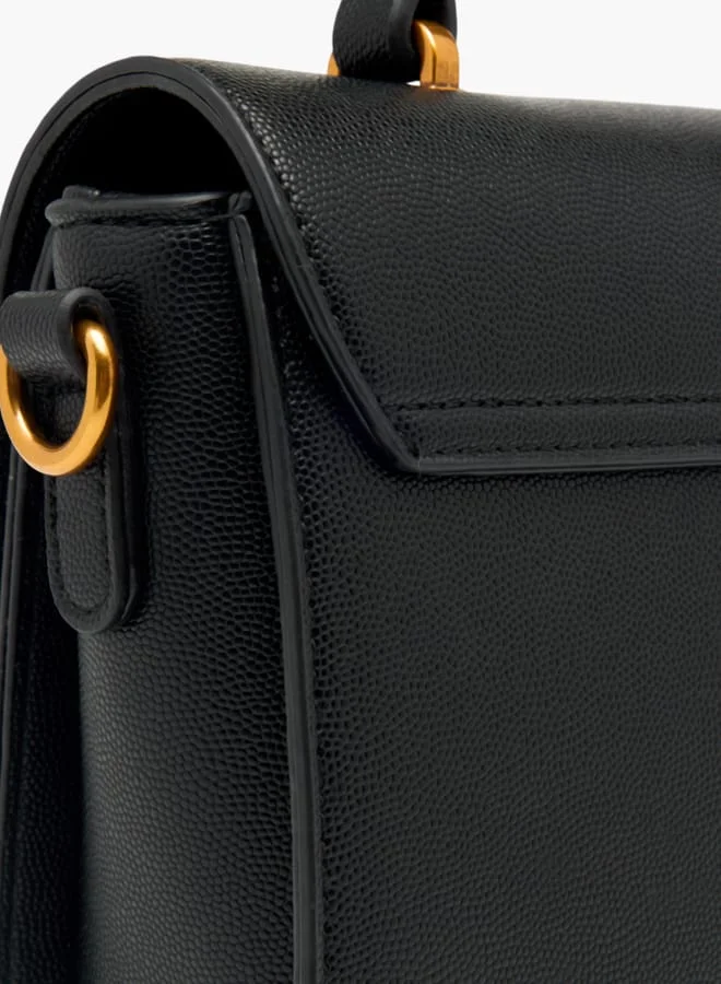 فلورا بيلا من شو إكسبرس Women Solid Satchel Bag with Detachable Strap and Wallet