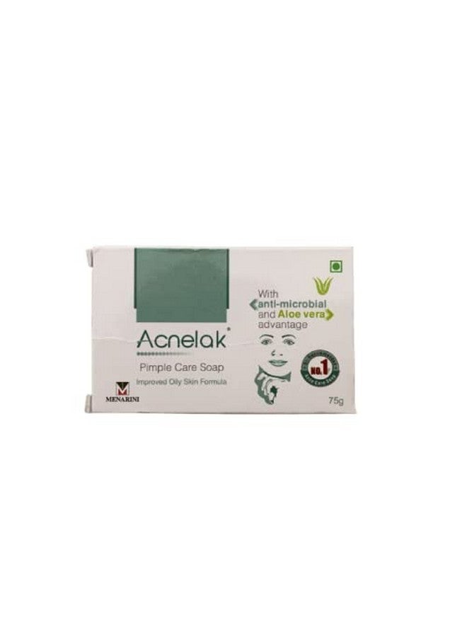 BREEMETIC Acnelak Pimple Care Soap With Aloevera Advantage | Acne care Soap (PACK OF 2) - Image 1