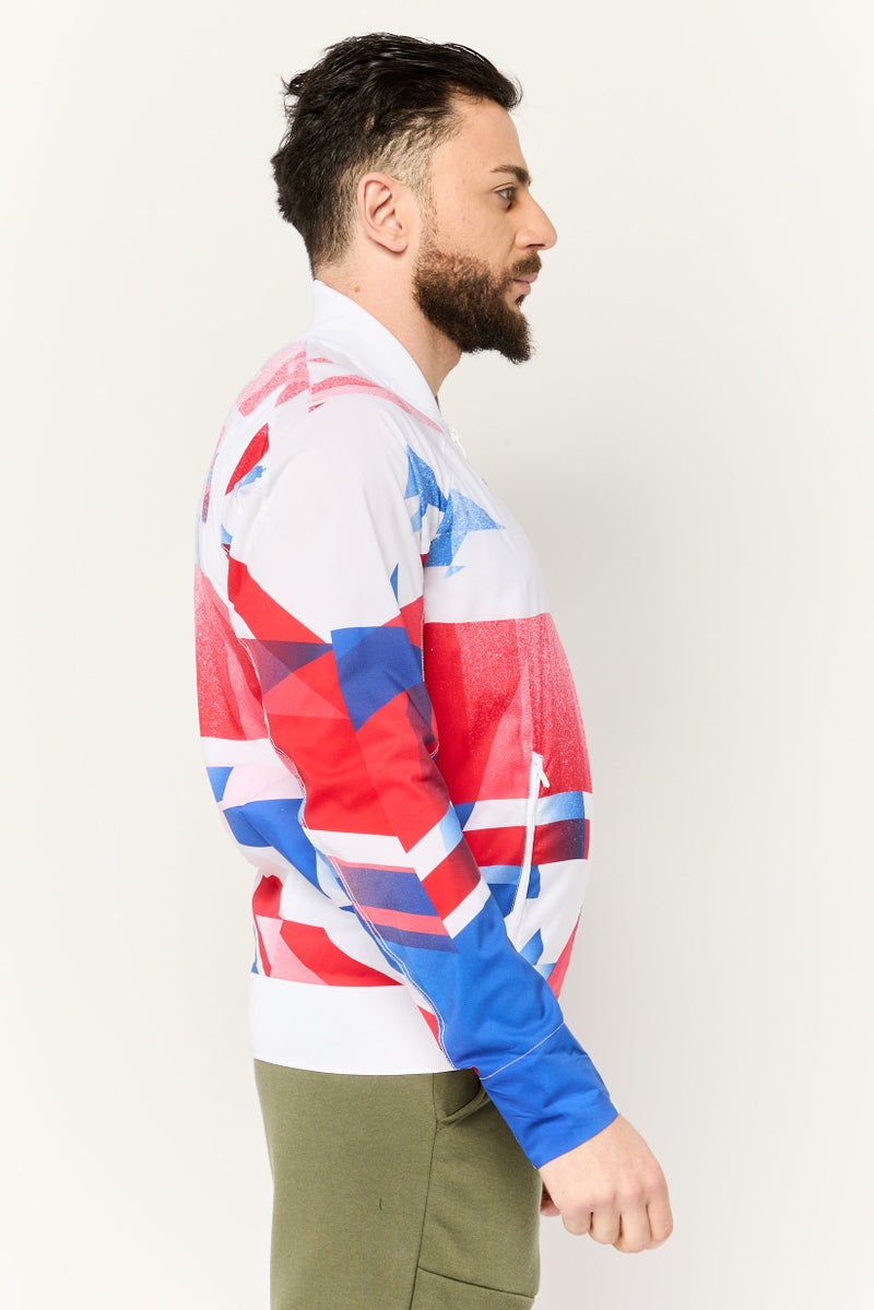 Adidas ملابس رياضية للرجال جاكيت تدريب الفريق الوطني البريطاني، متعدد الألوان - Image 3