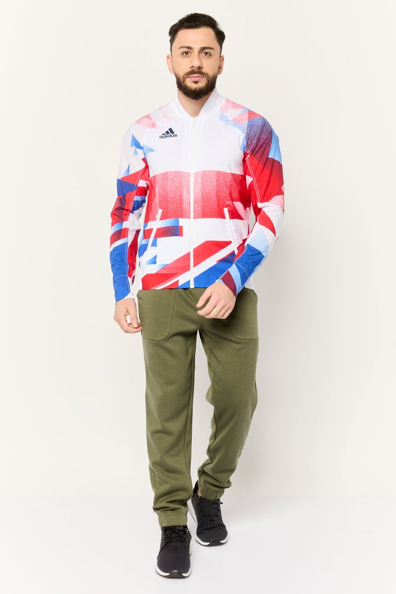 Adidas ملابس رياضية للرجال جاكيت تدريب الفريق الوطني البريطاني، متعدد الألوان - Image 2