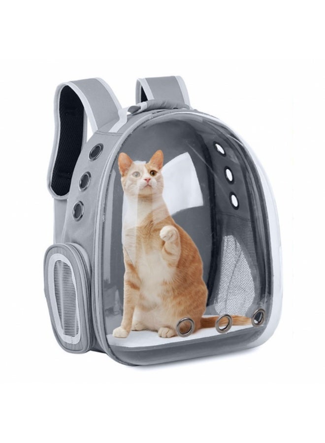 حقيبة ظهر محمولة للقطط - حقيبة سفر منتفخة بتصميم كبسولة فضائية - Image 1