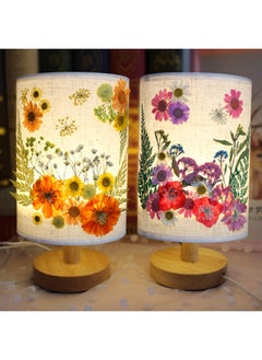 Generic Handmade Embossed Table Lamp Diy Production Material Package Non-heritage March 8th Women's Day Salon Flower Lamp Dried Flower Night Light-Colour:Butterfly Cuban Table Lamp + [unicorn] Material Pack  - Image 5
