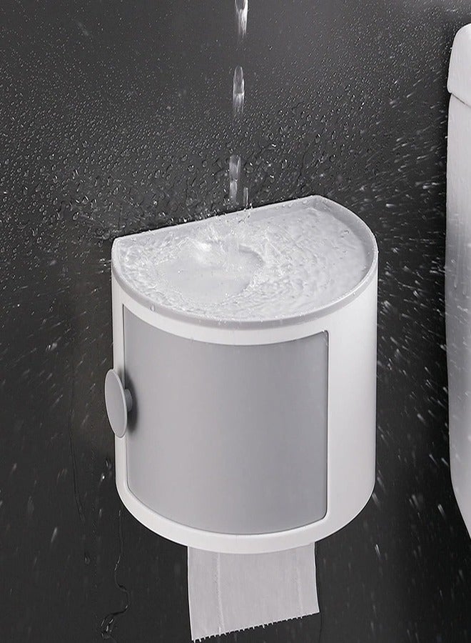 Tissue Box Punch-free Waterproof Wall-mounted Toilet Paper Dispenser for Hotel Restaurant Public Use,Home use  - Image 2