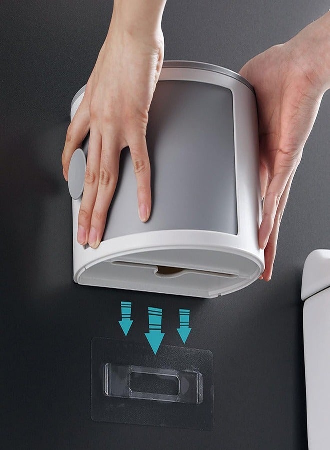 Tissue Box Punch-free Waterproof Wall-mounted Toilet Paper Dispenser for Hotel Restaurant Public Use,Home use  - Image 5