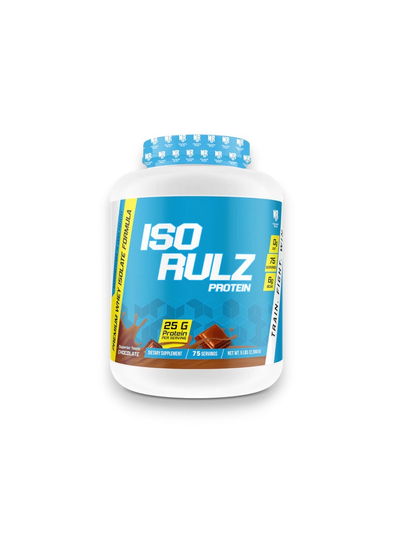 ISO Rulz، تركيبة معزولة من مصل اللبن الفاخر، بنكهة الشوكولاتة، 5 رطل