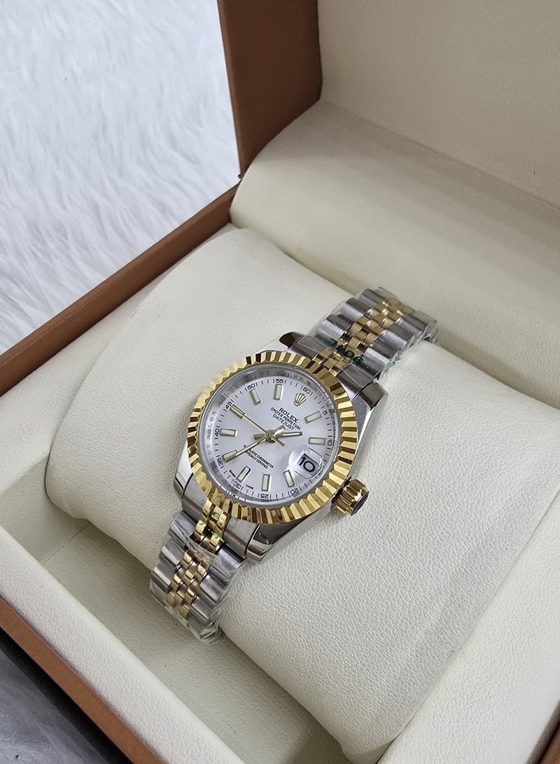 Rolex Women's watch with white dial 