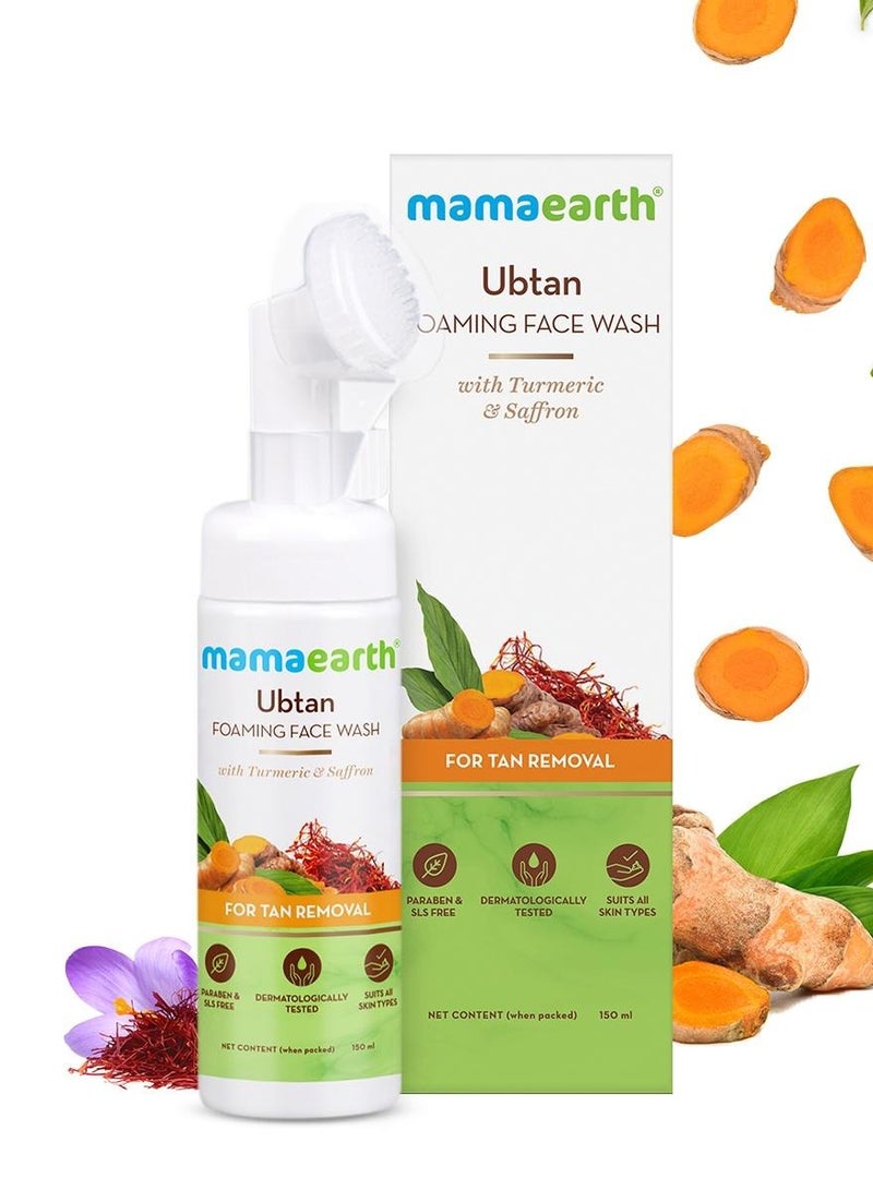 Mamaearth Ubtan Foaming Face Wash - Image 2