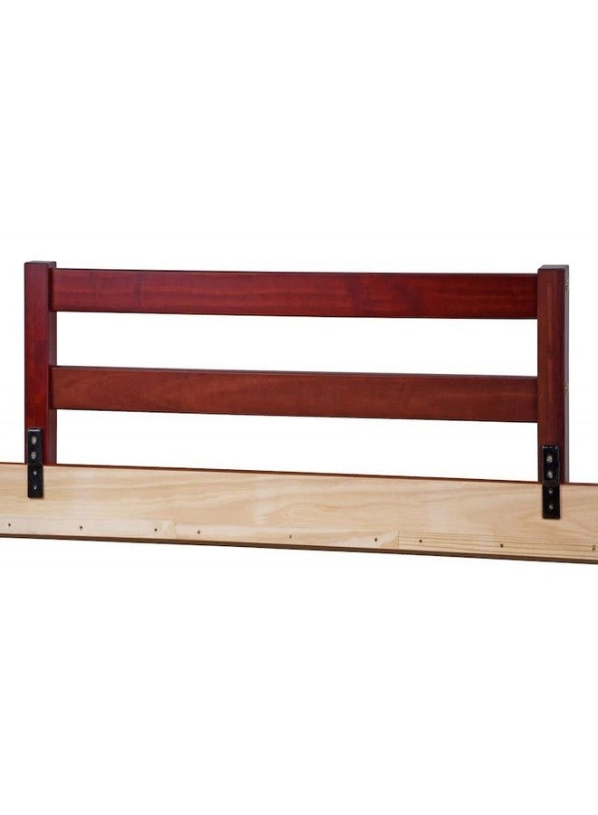 CC KITS Safety Guard Rail for Baby, Kids, and Children - Solid Wood Safety Bed Rail for Toddlers - Easy Installation - Premium Protection for Bunk, Twin, Full, Queen and King Size Beds - (Cherry) - Image 3