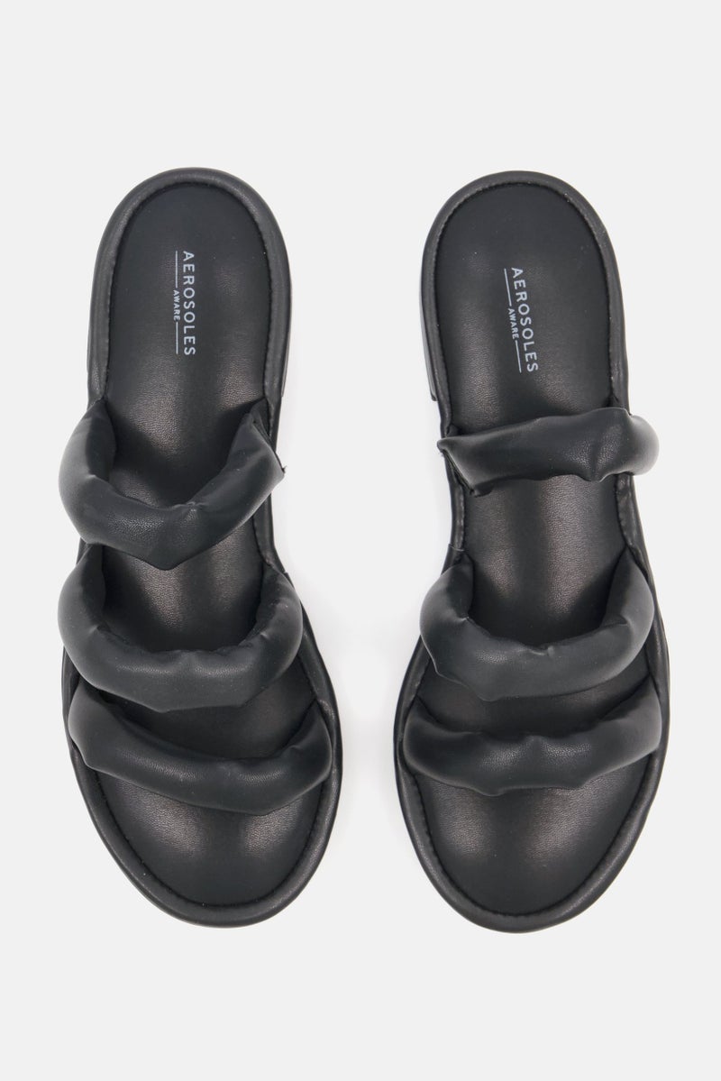 AEROSOLES أحذية مسطحة للنساء متوسطة الحجم، سوداء - Image 4