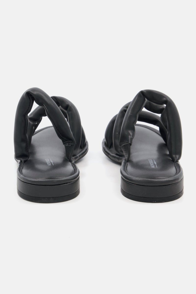 AEROSOLES أحذية مسطحة للنساء متوسطة الحجم، سوداء - Image 2