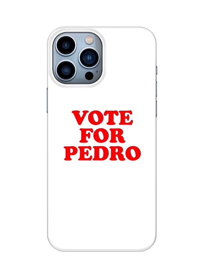 Stylizedd Case for iPhone 15 Pro Max Slim Snap Classic Series Mobile Cover Hard PC Shield Matte Finish Phone CasePrint - Vote for Pedro - Image 1