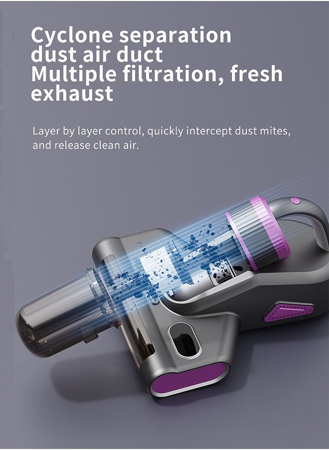 Joshberg - Mite Remover Vacuum Cleaner,Anti-allergen Bed Vacuum Cleaner with UV-C Light & High Heating Tech,14000pa Strong Suction,Deep Cleaning Bed Vacuum for Sofa/Bed/Fabric Surface - Image 1