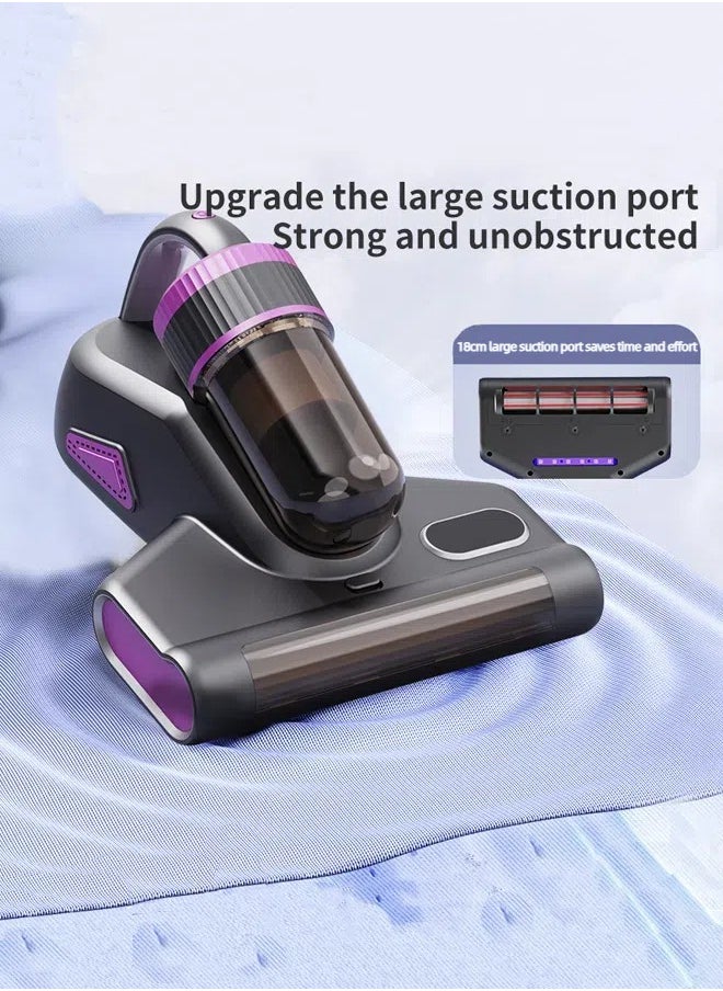 Joshberg - Mite Remover Vacuum Cleaner,Anti-allergen Bed Vacuum Cleaner with UV-C Light & High Heating Tech,14000pa Strong Suction,Deep Cleaning Bed Vacuum for Sofa/Bed/Fabric Surface - Image 1