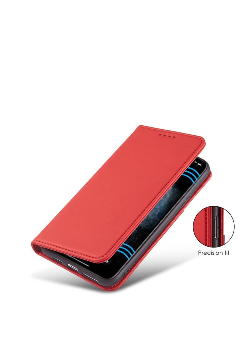 Loquat Suitable For iPhone Solid Color Flip Type Anti-fall Mobile Phone  Case - Image 2