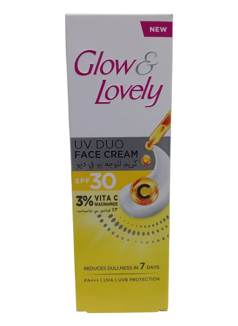 Glow & Lovely UV Duo Vitamin C Face Cream 100ml  - Image 1