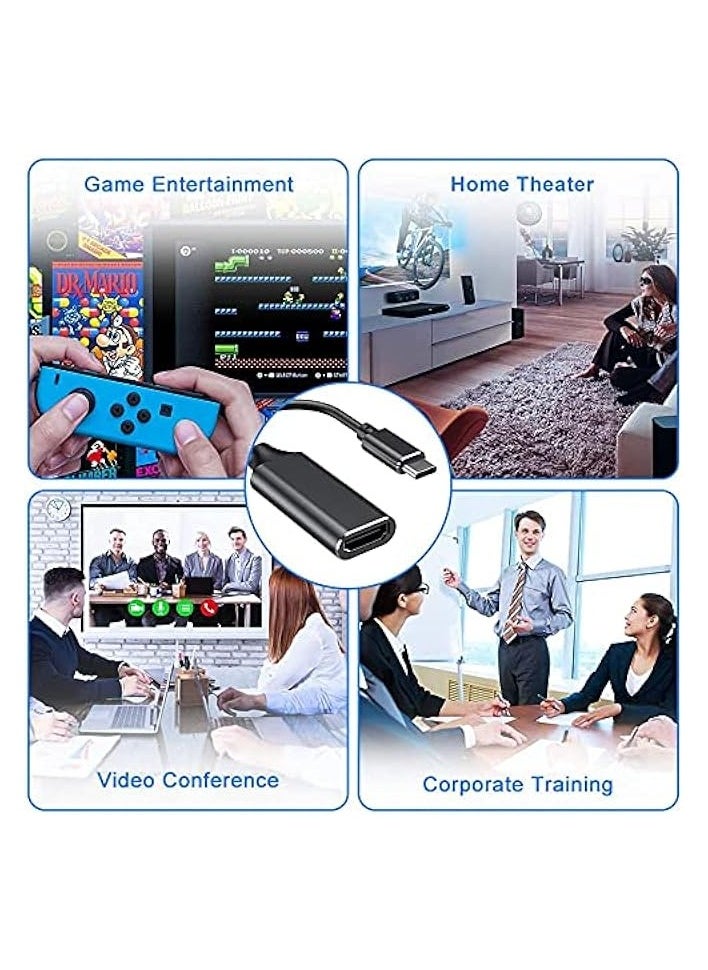 erorex - USB C to HDMI Adapter 4K for Mac OS, Type-C to HDMI Adapter [Thunderbolt 3], Compatible with MacBook Pro 2019/2018/2017, MacBook Air, Galaxy, and More - Image 1
