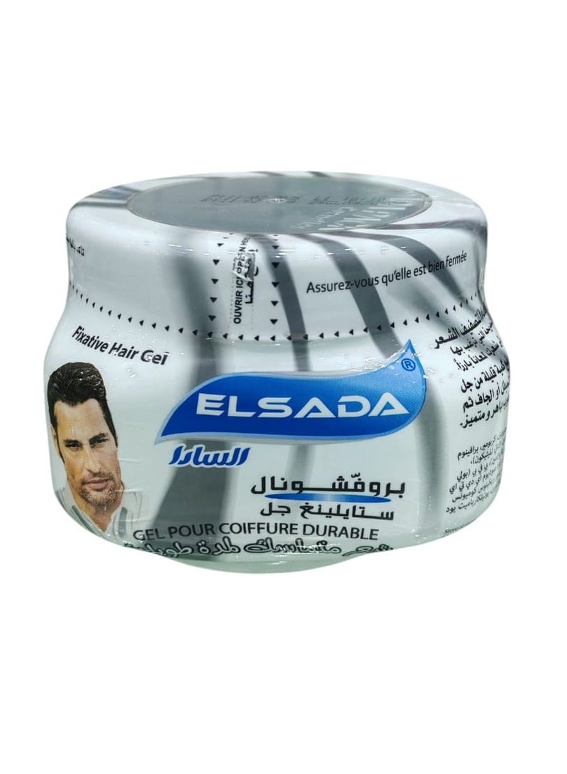 السادا جل تصفيف الشعر بروفيشنال من السدا ثبات قوي ولمعان طبيعي 500 مل