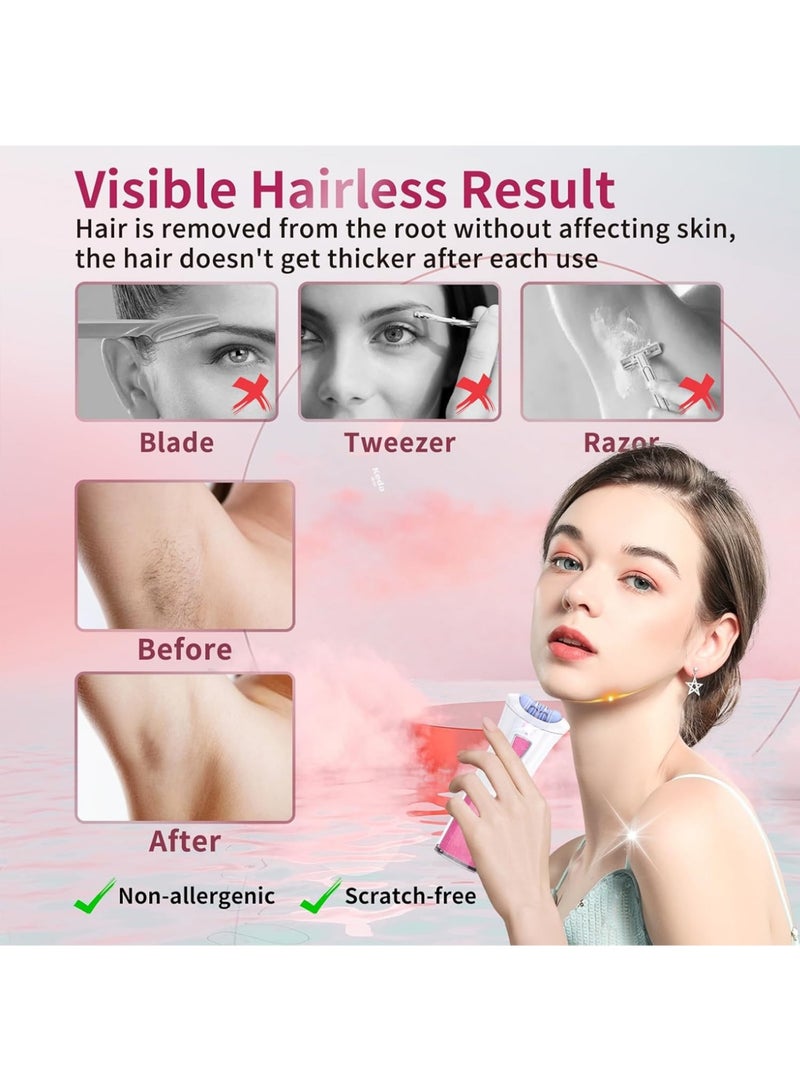 Keda Epilator Hair Removal, Womens Shaver, Women's Body Shaver, Bikini Trimmer for Women, Shaver for Women, Electric Razors for Women, Women's Electric Razor Shaver, Waterproof Wet Dry Hair Remover for Ladies Pubic, Legs, Face, Underarms - Image 5