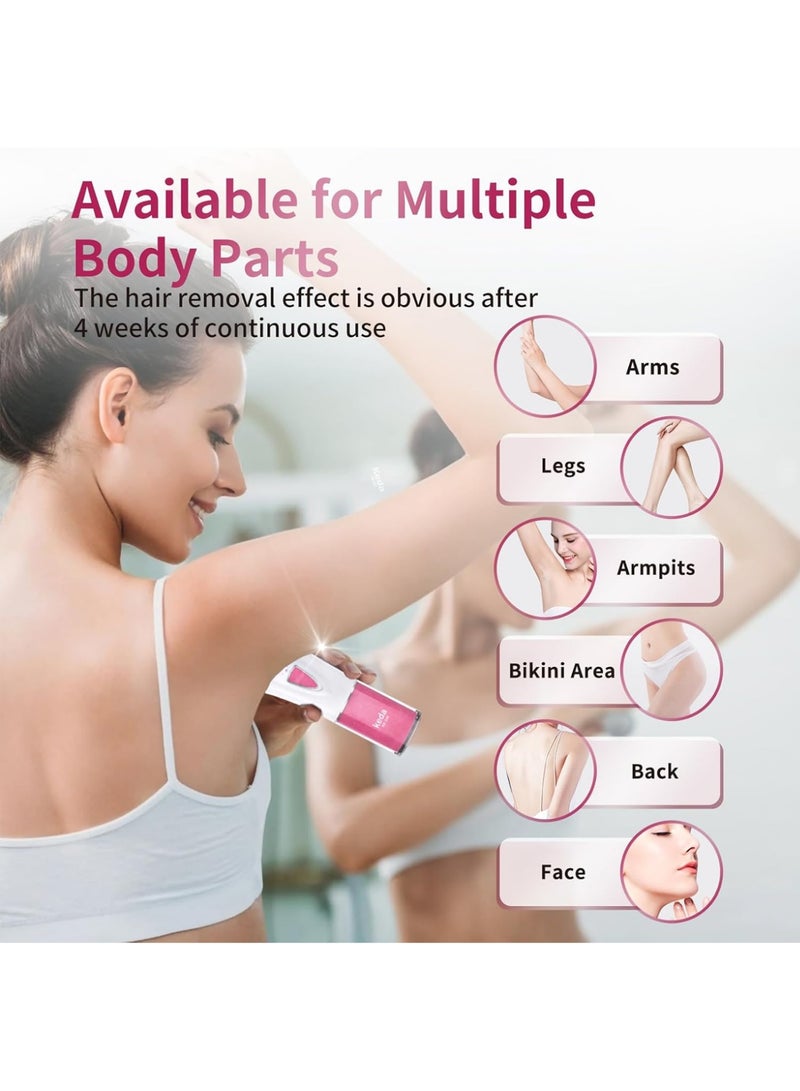 Keda Epilator Hair Removal, Womens Shaver, Women's Body Shaver, Bikini Trimmer for Women, Shaver for Women, Electric Razors for Women, Women's Electric Razor Shaver, Waterproof Wet Dry Hair Remover for Ladies Pubic, Legs, Face, Underarms - Image 4