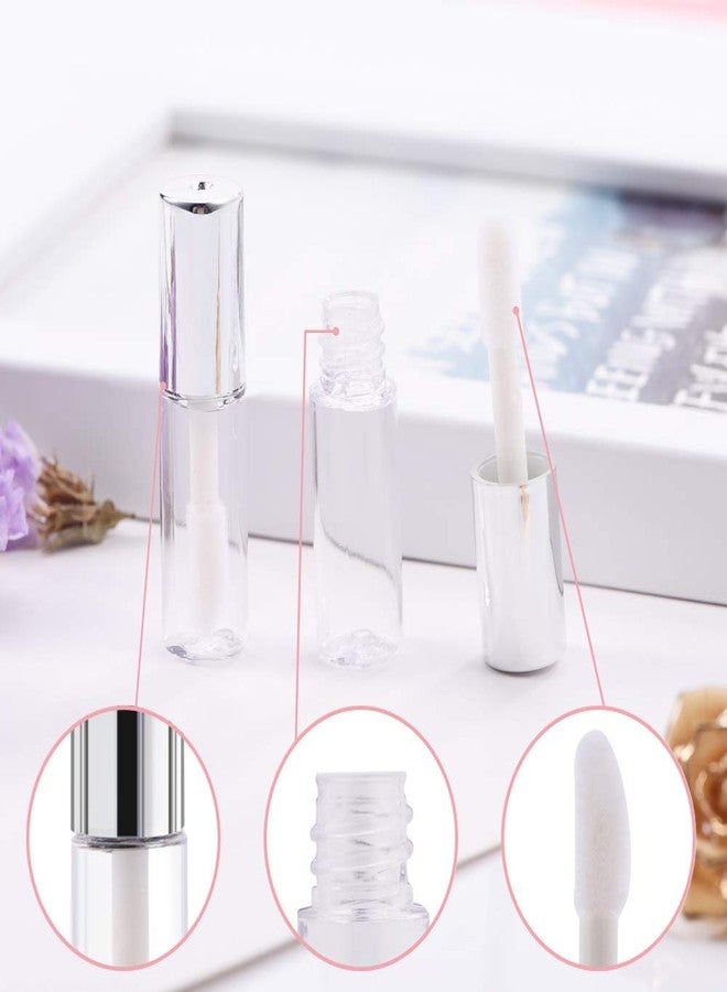 YOSOO 45Pcs Reusable Lipstick Bottle, 1.2 ML Lip Gloss Tube Empty Lip Gloss Tubes Container Clear Mini Empty Lip Balm Bottles Handmade Cosmetics Subdivision Bottles for Travel Use DIY Cosmetic Storage - Image 4